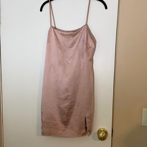 Kendall & Kylie satin mini dress! Light pink Sz. M